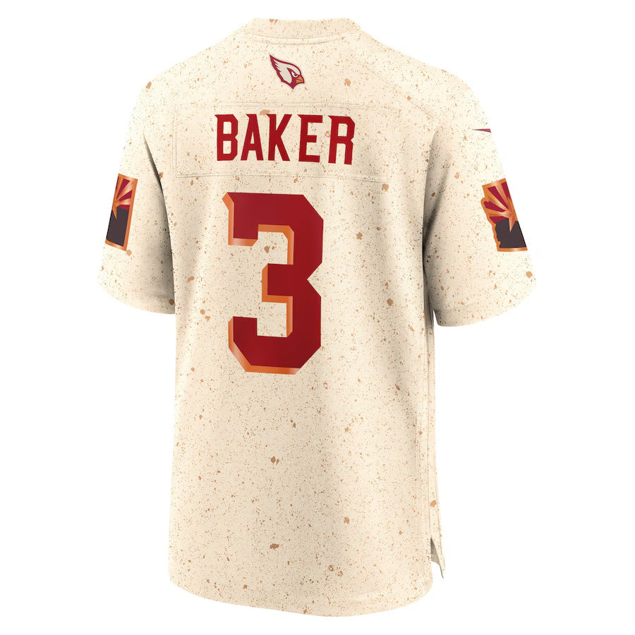 A.Cardinals #3 Budda Baker 2025 Rivalries Collection Game Jersey - Natural