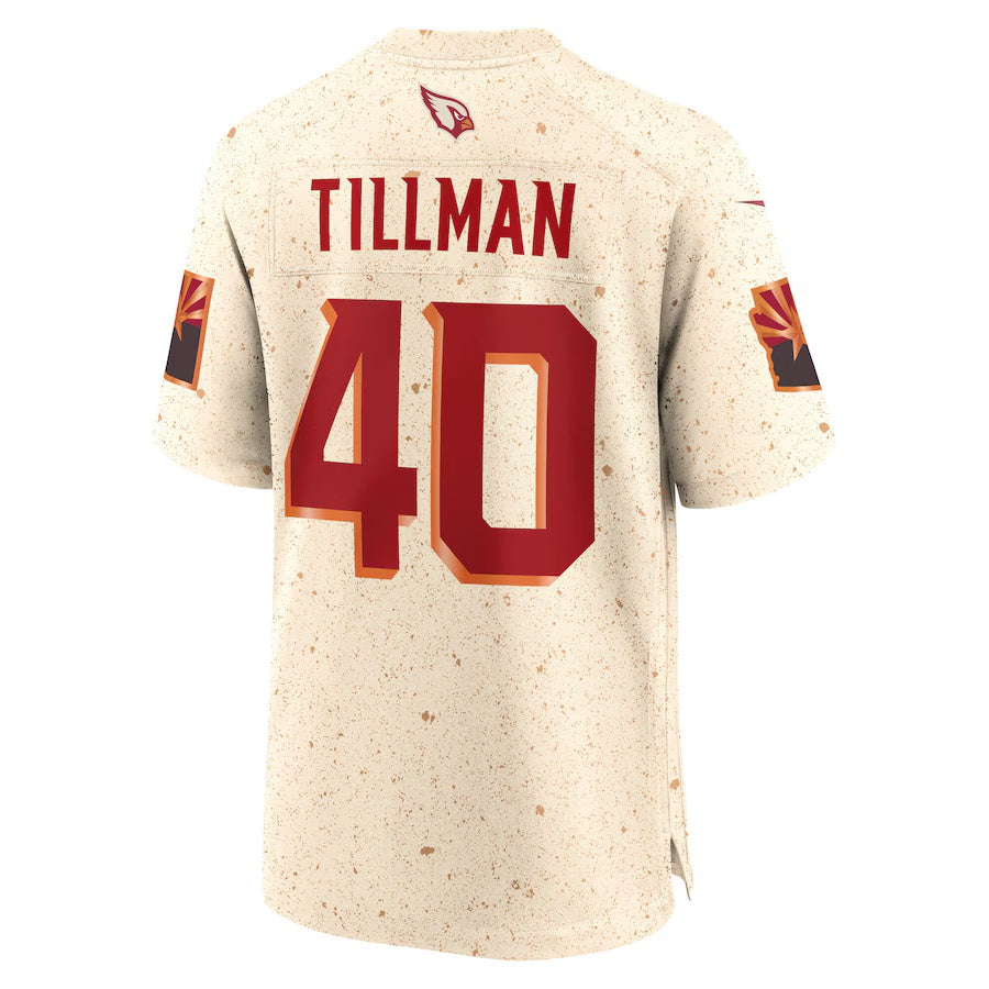 A.Cardinals #40 Pat Tillman 2025 Rivalries Collection Retired Player Game Jersey - Natural