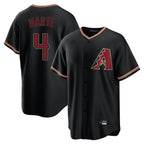 Arizona Diamondbacks #4 Ketel Marte Player Black Limited Home Stitched Baseball Jersey
