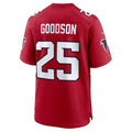 A.Falcons #25 Tyler Goodson Red Team Game Football Jersey