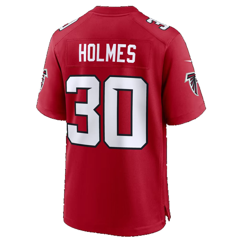 A.Falcons #30 Darnay Holmes Red Team Game Football Jersey