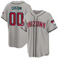 Arizona Diamondbacks 2024 Cool Base Custom Jersey – Gray Baseball Jersey