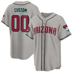 Arizona Diamondbacks 2024 Cool Base Custom Jersey – Gray Baseball Jersey