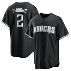 Arizona Diamondbacks #2 Geraldo Perdomo Player Black Game Home Stitched Baseball Jersey