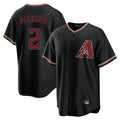 Arizona Diamondbacks #2 Geraldo Perdomo Player Black Limited Home Stitched Baseball Jersey