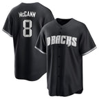 Arizona Diamondbacks #8 James McCann Player Black Game Home Stitched Baseball Jersey
