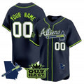 Atlanta Braves Atliens Vapor Premier Limited Custom Jersey V2 – All Stitched-Navy Baseball Jersey