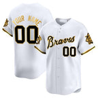 Atlanta Braves Peaches n’ Cream Vapor Premier Limited Custom Jersey – White Baseball Jersey