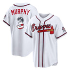 Atlanta Braves #3 Dale Murphy Player White USA 250 Fourth Of July Limited Home Game Stitched Baseball Jersey