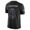 B.Ravens #8 Lamar Jackson Black 2026 Salute to Service Stitched Limited Football Jersey
