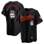 Baltimore Orioles #6 Ryan Mountcastle Player Black USA 250 Fourth of July Home Game Stitched Baseball Jersey