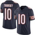 C.Bears #10 Mitchell Trubisky Navy Blue Team Color Stitched Vapor Untouchable Limited Football Jersey