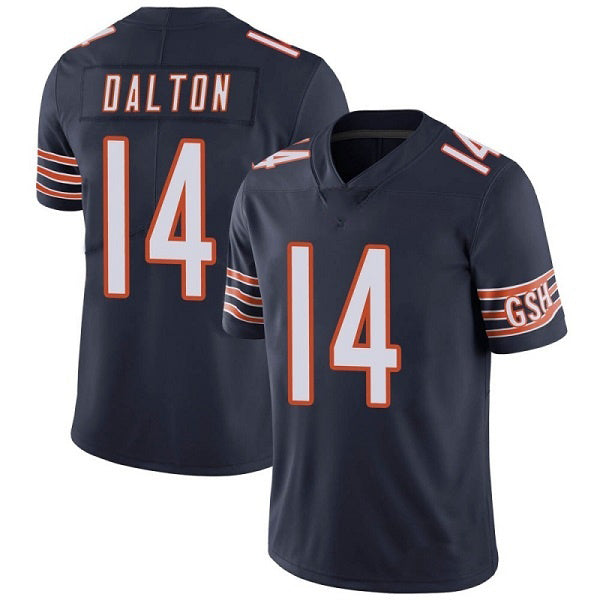 C.Bears #14 Andy Dalton Navy Vapor untouchable Limited Stitched Football Jersey