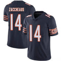 C.Bears #14 Olamide Zaccheaus Navy 2025 Vapor Stitched Football Jersey