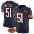 C.Bears #51 Dick Butkus Navy 2025 F.U.S.E. With VMH Patch Vapor Untouchable Limited Stitched Football Jersey
