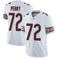 C.Bears #72 William Perry White Stitched Vapor Untouchable Limited Football Jersey