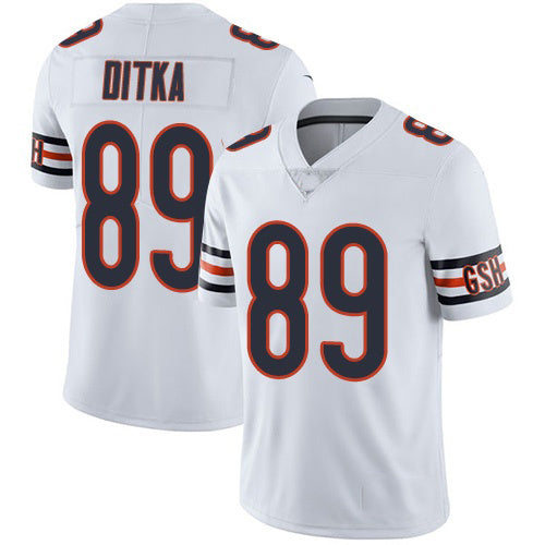 C.Bears #89 Mike Ditka White Stitched Vapor Untouchable Limited Football Jersey