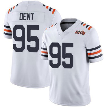 C.Bears #95 Richard Dent White Alternate Stitched Vapor Untouchable Limited 100th Season Football Jersey