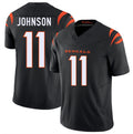 C.Bengals #11 Josh Johnson Black 2026 F.U.S.E. Vapor Untouchable Limited Stitched Football Jersey