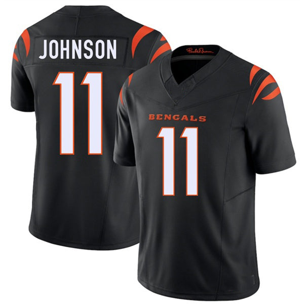 C.Bengals #11 Josh Johnson Black 2026 F.U.S.E. Vapor Untouchable Limited Stitched Football Jersey