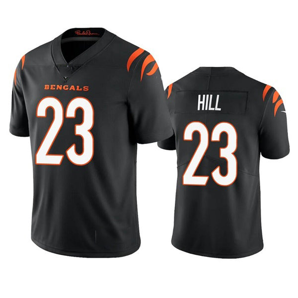 C.Bengals #23 Daxton Hill Black Vapor Untouchable Limited Stitched Football Jersey