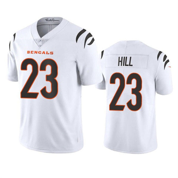 C.Bengals #23 Daxton Hill White Vapor Untouchable Limited Stitched Football Jersey