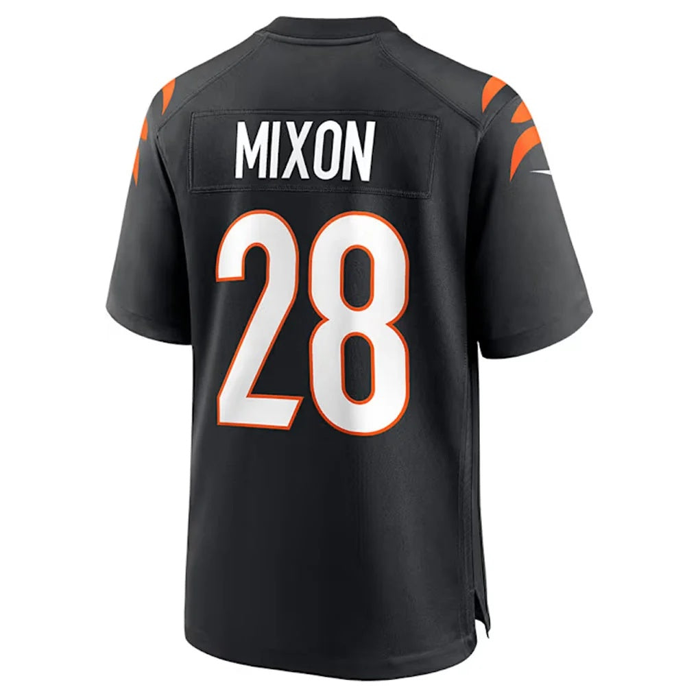 C.Bengals #28 Corey Dillon Player Black Home Game Football Jersey
