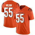 C.Bengals #55 Logan Wilson 2021 Orange New Vapor Untouchable Limited Stitched Football Jersey