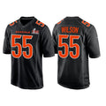 C.Bengals #55 Logan Wilson 2022 Black SB LVI Game Stitched Football Jersey