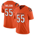 C.Bengals #55 Logan Wilson Orange 2025 F.U.S.E. Vapor Untouchable Limited Stitched Football Jersey