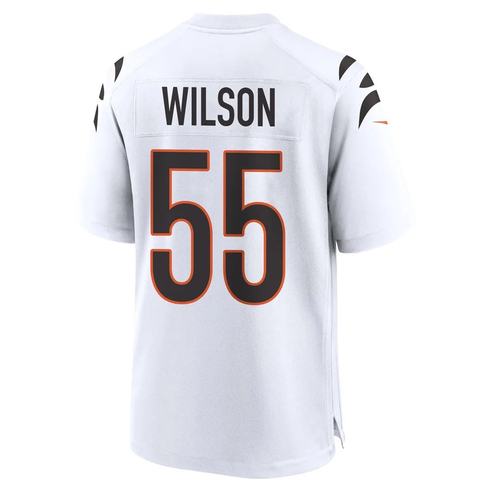 C.Bengals #55 Logan Wilson Player White Home Game Football Jersey