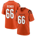 C.Bengals #66 Dalton Risner Player Orange Home Game Football Jersey
