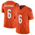 C.Bengals #6 Jake Browning Orange 2023 F.U.S.E. Vapor Untouchable Limited Stitched Football Jersey