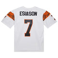 C.Bengals #7 Boomer Esiason Legacy Replica Player Game Jersey - White American Football Jersey