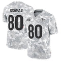 C.Bengals #80 Andrei Iosivas Player Arctic Camo Salute to Service Limited Football Jersey