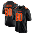 C.Bengals #80 Andrei Iosivas Player Carbon Fashion Football Jersey