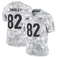 C.Bengals #82 Mitchell Tinsley Player Arctic Camo Salute to Service Limited Football Jersey