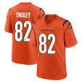 C.Bengals #82 Mitchell Tinsley Player Oramge Home Game Football Jersey