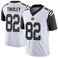 C.Bengals #82 Mitchell Tinsley Player White Vapor Limited Football Jersey