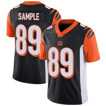 C.Bengals #89 Drew Sample Black Team Color Stitched Vapor Untouchable Limited Football Jersey