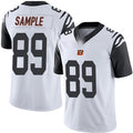 C.Bengals #89 Drew Sample White Stitched Football Limited Rush Football Jersey
