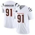 C.Bengals #91 Trey Hendrickson White 2025 F.U.S.E. With 1-Star C Patch Vapor Untouchable Limited Stitched Football Jersey