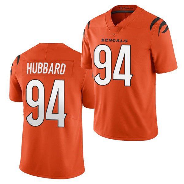 C.Bengals #94 Sam Hubbard 2021 Orange Vapor Untouchable Limited Stitched Football Jersey
