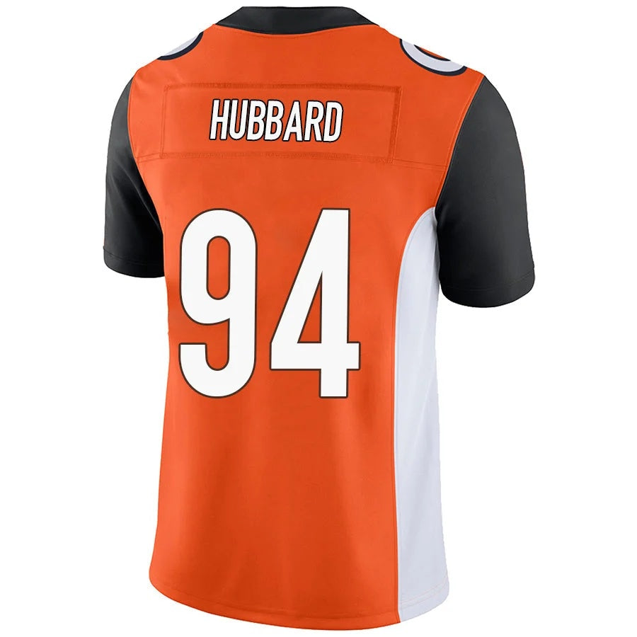 C.Bengals #94 Sam Hubbard Orange Player Game Football Jersey