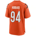 C.Bengals #94 Sam Hubbard Orange Player Game Stitched Football Jersey