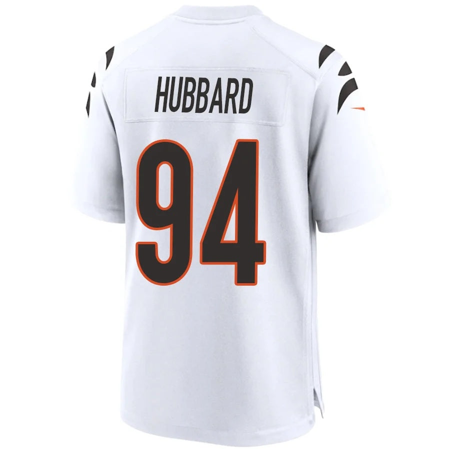 C.Bengals #94 Sam Hubbard Player White Game Stitched Football Jersey