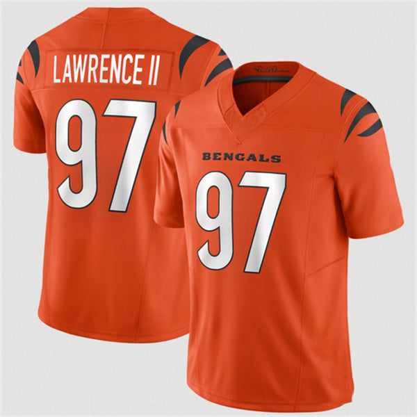 C.Bengals #97 Dexter Lawrence II Orange 2026 F.U.S.E. Vapor Untouchable Limited Stitched Football Jersey
