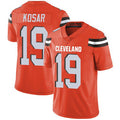 C.Browns #19 Bernie Kosar Orange Alternate Stitched Vapor Untouchable Limited Football Jersey