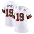 C.Browns #19 Bernie Kosar Player 1946 Collection Alternate White Football Jersey