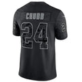 C.Browns #24 Nick Chubb Black Player Game Stitched Football Jersey